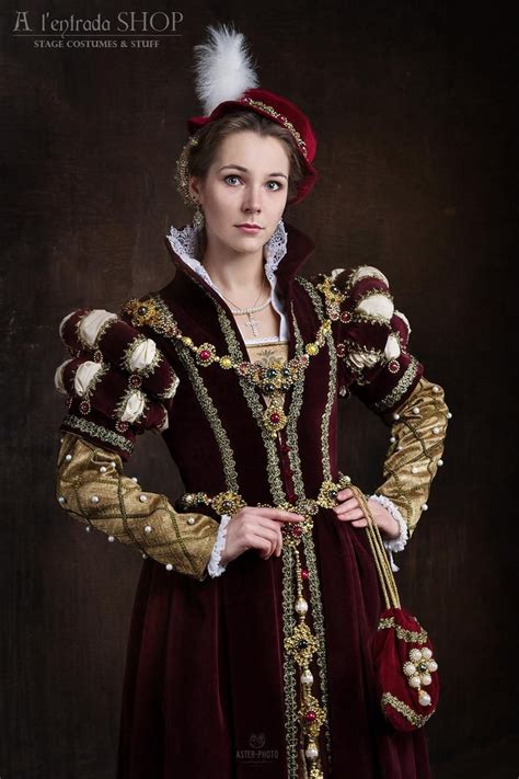 Royal Renaissance Dress Ren Faire Costume Women 16th Century Etsy
