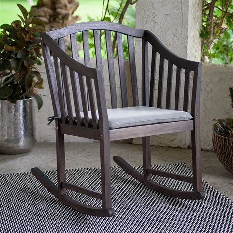 20 Ideas Of Warm Brown Slat Back Rocking Chairs