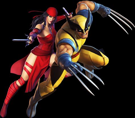 The Wolverine And Elektra Natchios Ua By Zyule On Deviantart
