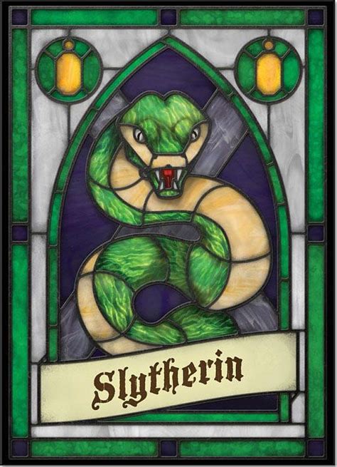 Quelles couleurs pour ron ? Vitrail Serpentard | Wallpaper en 2019 | Dessin harry ...