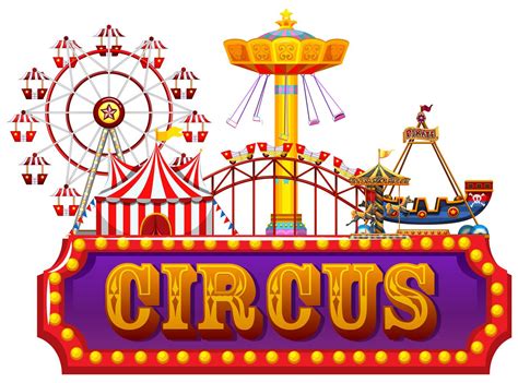 A Fun Fair Circus Banner 298110 Vector Art At Vecteezy