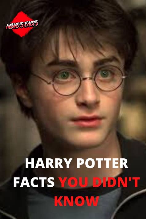 Harry Potter Facts You Didnt Know Harry Potter Facts Potter Facts