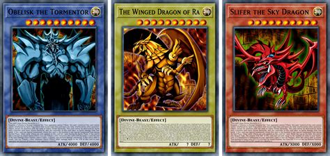 Yu Gi Oh The Egyptian Gods Cards New By Alascokevin1 On Deviantart