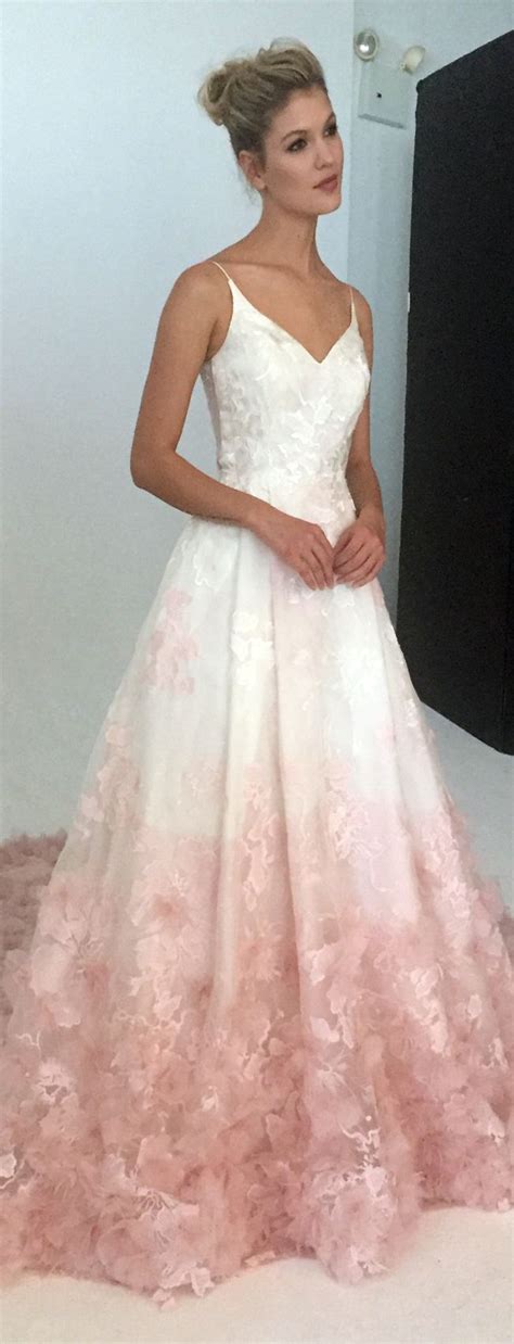 Willow Wedding Dress Blush Ombre Kelly Faetanini Pink Wedding