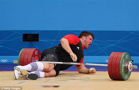 Olympics 2012 German Weightlifter Matthias Steiner Drops 432 Pounds
