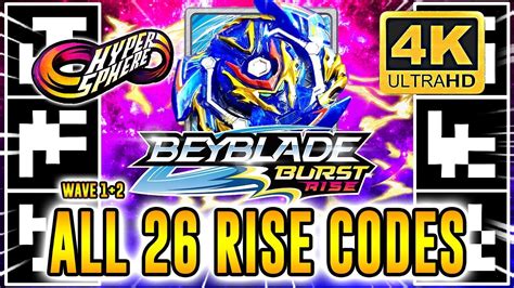 All Beyblade Burst Rise Qr Codes Waves Todos Beyblade Burst Rise