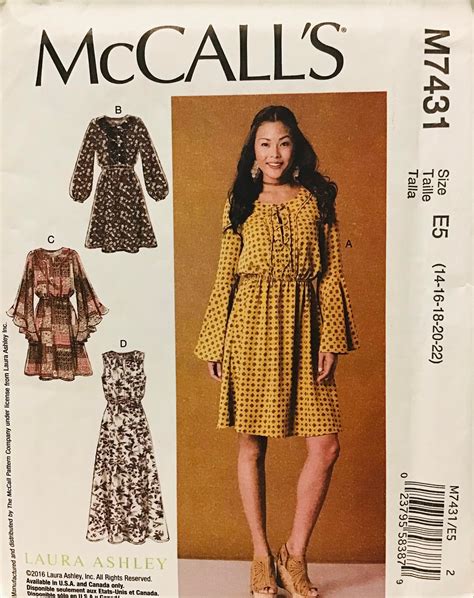 Mccalls Sewing Pattern 3325 Laura Ashley Size Lined Jacket And Skirt
