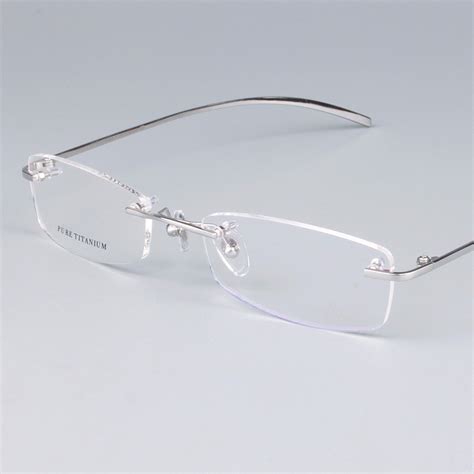 Chashma Brand Eyeglass Pure Titanium Light Rimless Designer Glasses