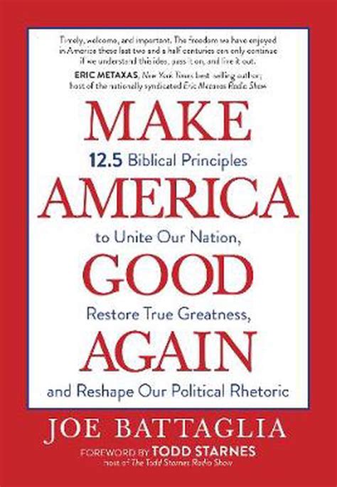 Make America Good Again By Joe Battaglia English Paperback Book Free