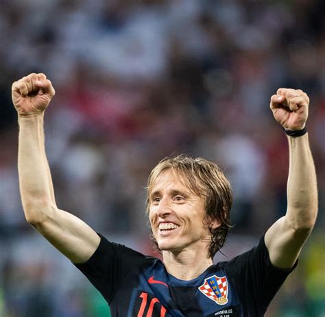 Kroatien Star Luka Modric Ist Europas Fußballer Des Jahres Welt