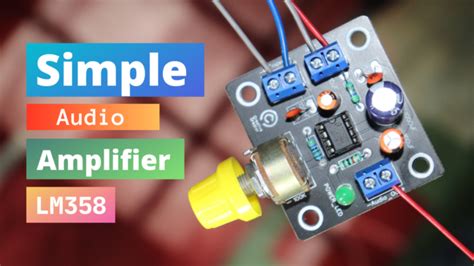 Audio Amplifier Circuit With Lm386 Circuitbest