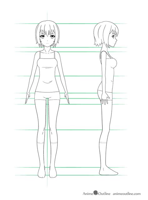 anime drawings of girls full body how to draw a anime girl step by step drawing guide by dawn
