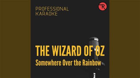 Somewhere Over The Rainbow Karaoke Version Youtube
