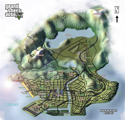 Gta 5 Aufwändige Fan Map Zeigt Detailliertes Los Santos