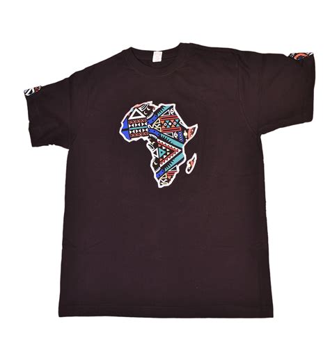 Black Africa Map T Shirts African Bravo Creative