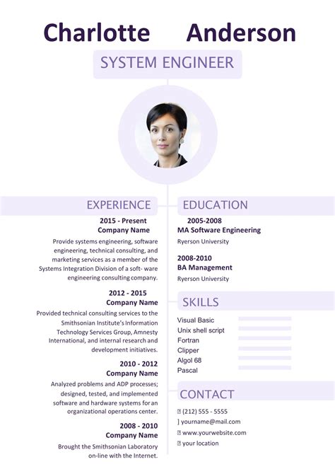 Use this example of a simple resume template with its matching cover letter template to make a great impression. 60+ Free Word Resume Templates in MS Word | Download Docx ...