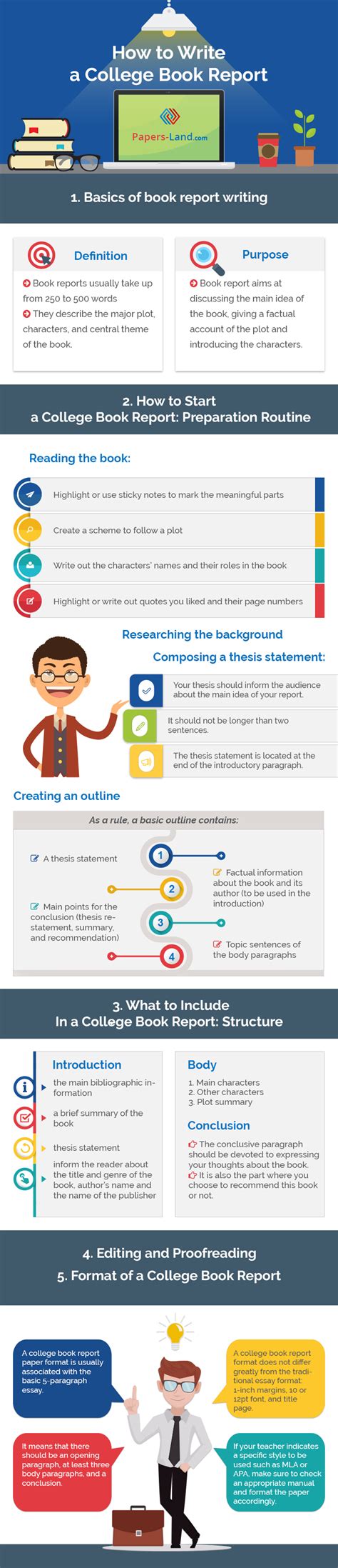 How To Write A College Book Report An Ultimate Guide Rinfographics