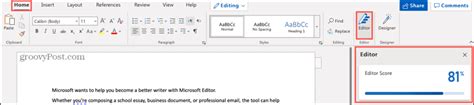 How To Write Better With The Microsoft Editor In Word