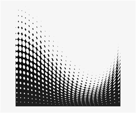 Wave Of Circles Overlay Border Dots Texture 632x600 Png Download