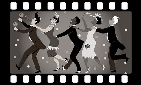 Line Dancing Clip Art Vector Images And Illustrations Istock