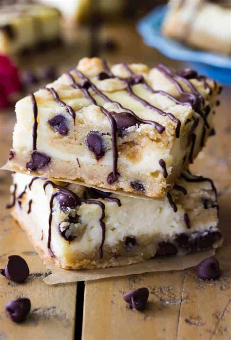 Chocolate Chip Cookie Cheesecake Bars The Recipe Critic