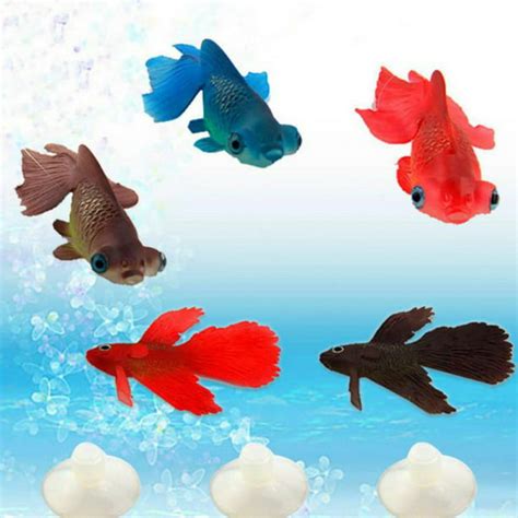 Aquarium Silicone Fish Artificial Floating Fake Fish For Aquarium