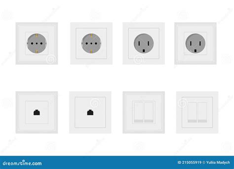 Socket And Switch Electrical Outlet For Electrical Outlets And