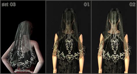Mod The Sims Fashion Story From Heather Wedding Charm Of Gothic Veils Part