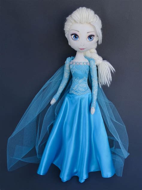 Elsa Rag Doll Elsa Doll Elsa Cloth Doll Elsa Fabric Doll Soft