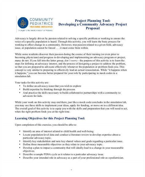 18 Community Project Proposal Templates Pdf Word