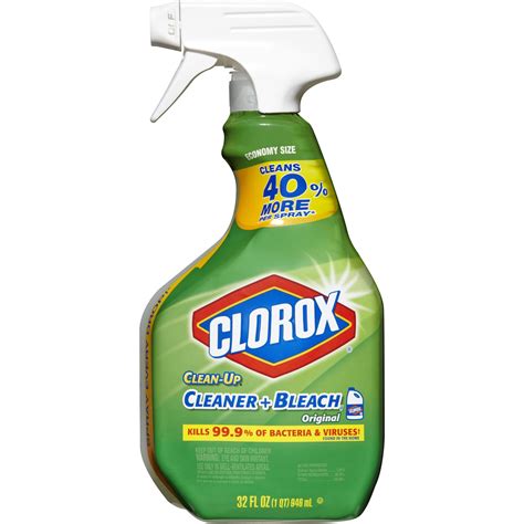 Clorox Clean Up All Purpose Cleaner With Bleach Spray Bottle Original Ounces Walmart Com