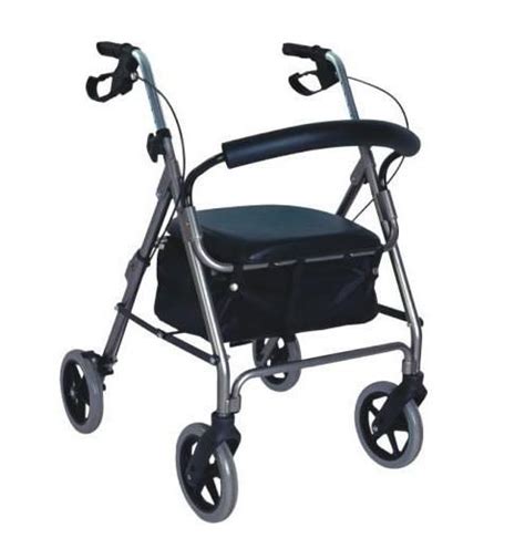 Health Management And Leadership Portal 4 Caster Rollator With Seat
