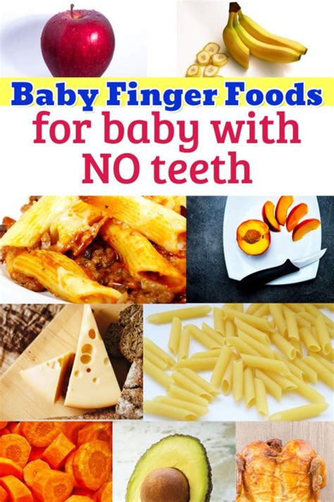 We show which foods are the most appropriate for baby at each weaning stage, and. Finger Foods For Baby with NO Teeth? BIG List For Baby ...