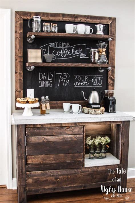 Diy Upcycled Rustic Coffee Bars Sewlicious Home Decor