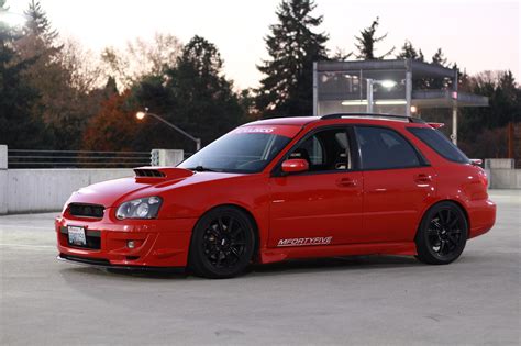 Driver Of The Day Joey Bickings San Remo Red 2005 Subaru Wrx Wagon