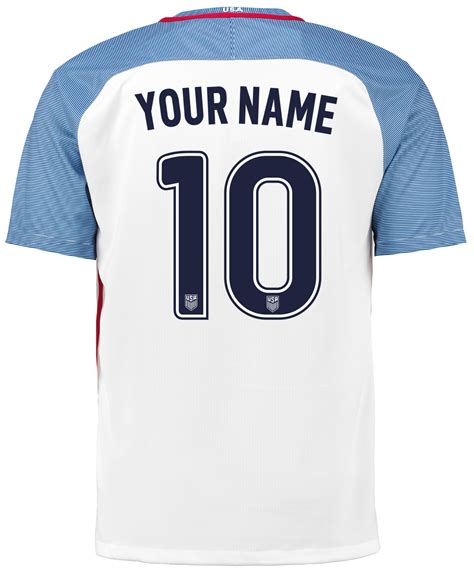Usa Home 2016 Customise Name Number Men Soccer Jersey