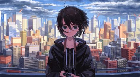 1200x480 Resolution Anime Girl With Camera 1200x480 Resolution