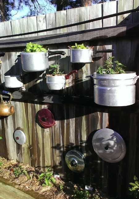 garden herb recycled wall pots modern recycle