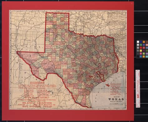 Map Of Texas The Portal To Texas History
