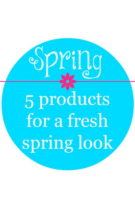 5 beauty products for spring