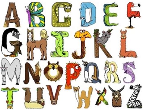 These colorful reading pages are perfect to introduce your child to the the worksheets help in learning and recognizing alphabets easily by associating the alphabet with the pictures of objects starting with that letter. FREE Animal Themed Alphabet Letters | Animal alphabet ...