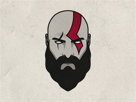God Of War Kratos Illustration God Of War Kratos God Of War