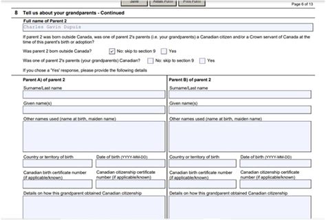 Canadian Citizenship By Descent Course How To Fill Out Cit 0001