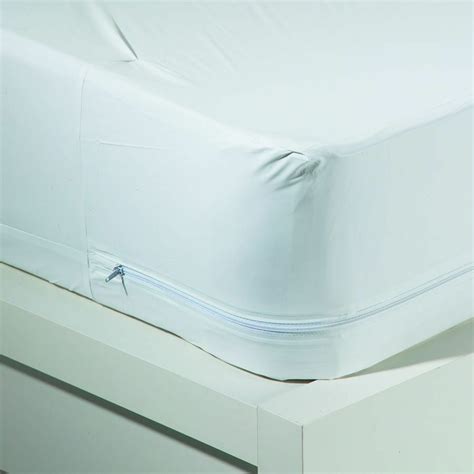 bed bug waterproof zippered vinyl mattress cover protector 9 encasement queen size set of 2