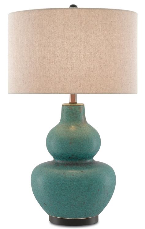 Currey And Company Aegean Table Lamp Turquoise Lamp