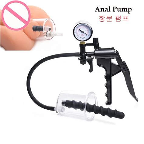 Manual Rosebud Pump Vacuum Sucking Massage Prostate Stimulator Anal