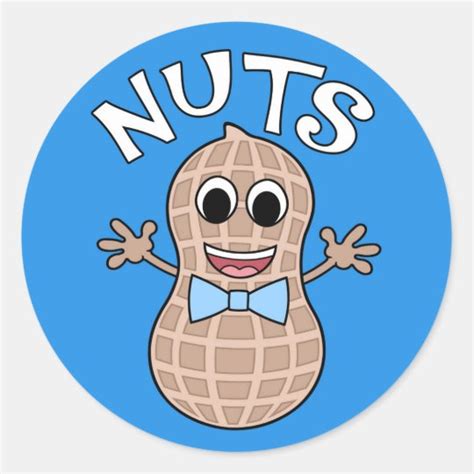 Nuts Or No Nuts Gender Reveal Stickers