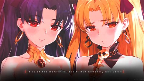 Orange Maru Fate Series Ereshkigal Fategrand Order Anime Girls Ishtar Fategrand Order