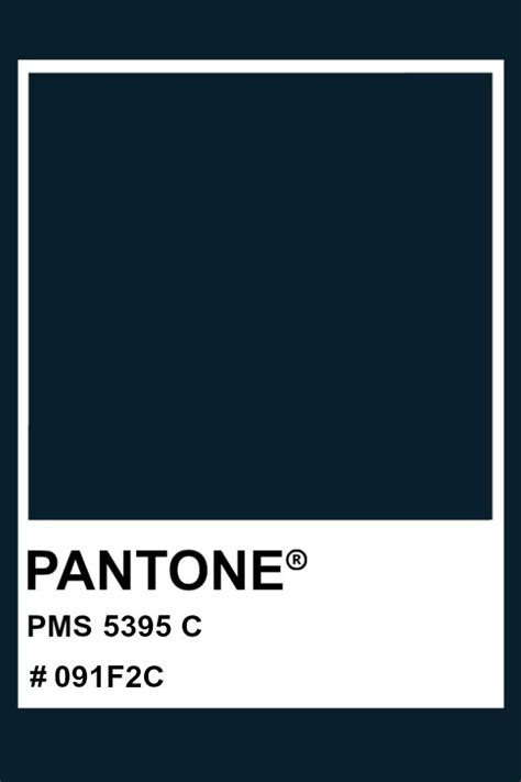 Pantone 5395 C Pantone Color Pms Hex Pantone Colour Palettes