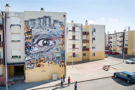 Overview where to stay things to do. Vhils unveils a new piece in Loures, Portugal ...